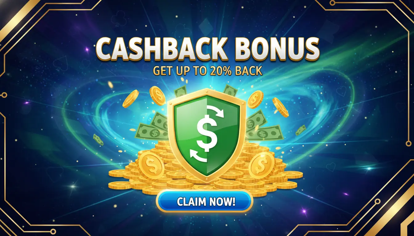 Oshi casino cashback bonus
